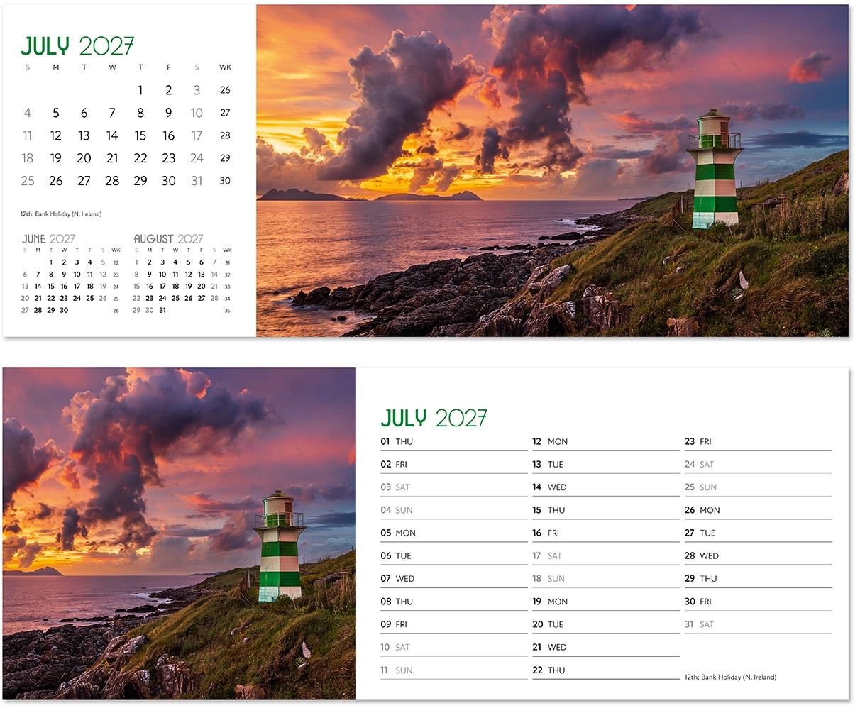 A Touch of Colour Desk Calendar