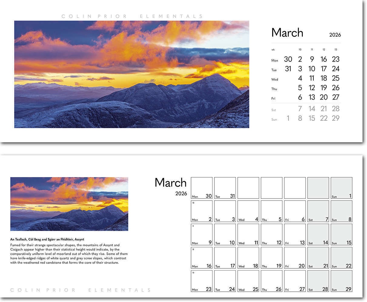 Colin Prior Task Station Desk Calendar