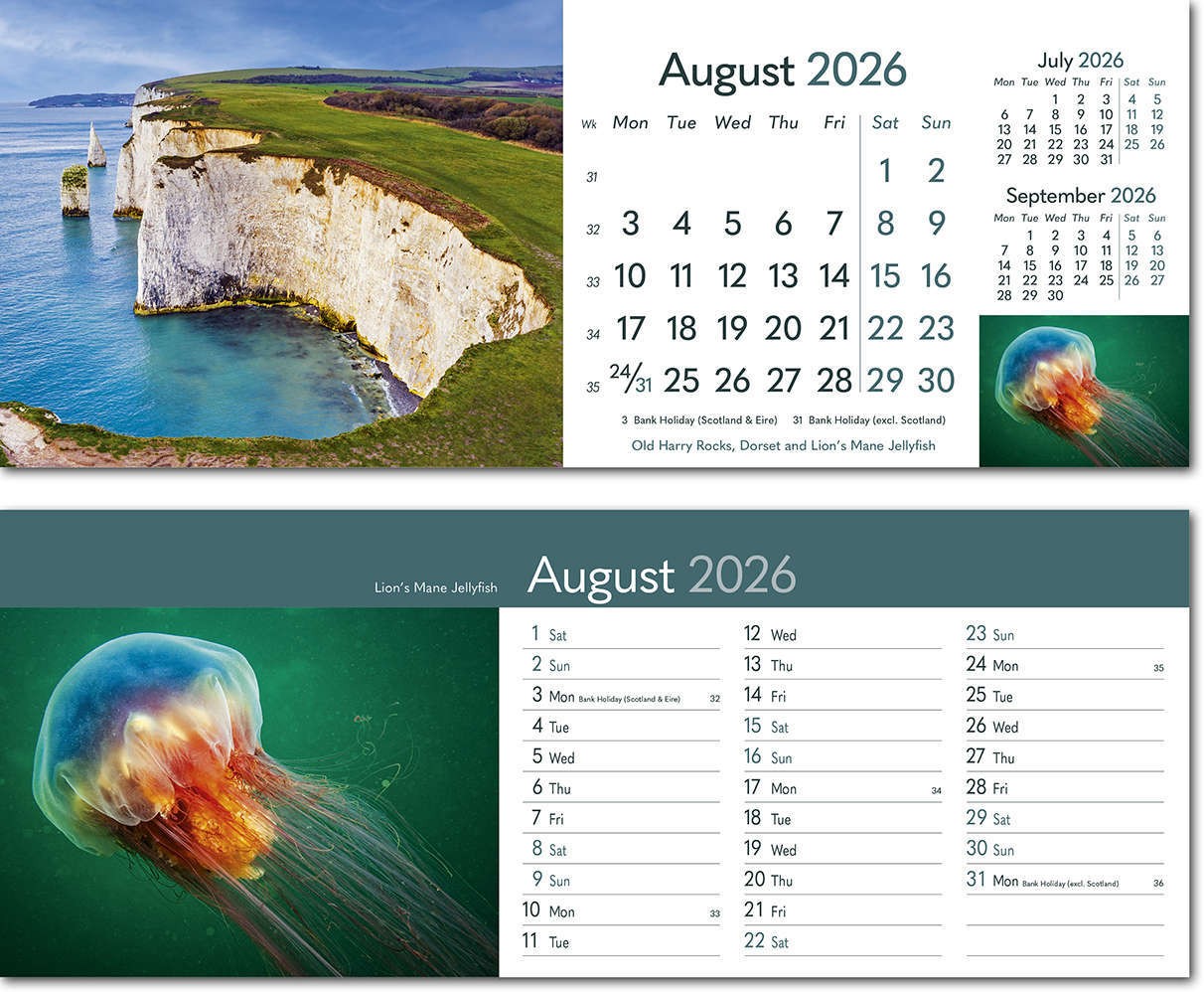 Rural Britain Task Station Desk Calendar