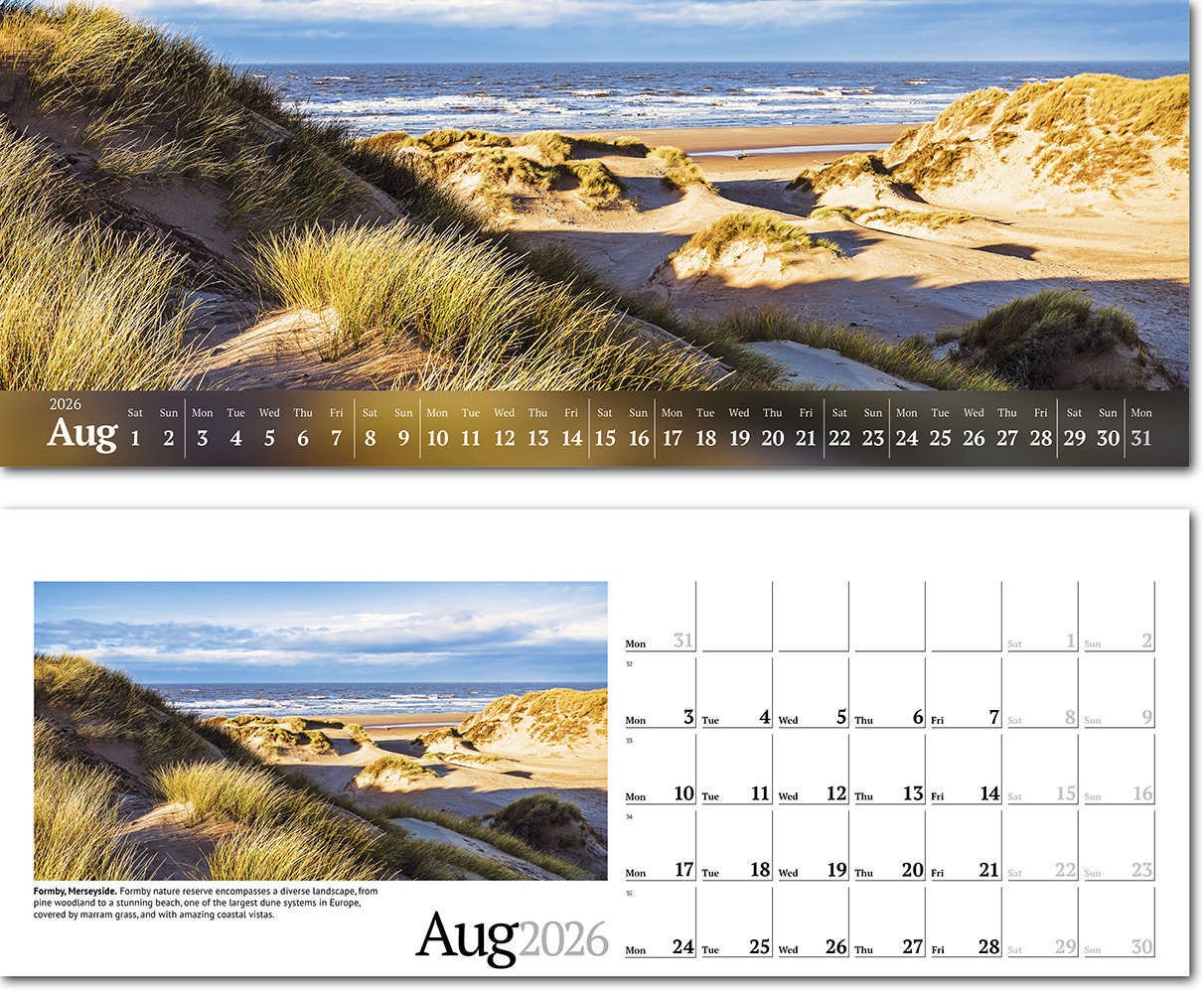 Wild Britain Task Station Desk Calendar