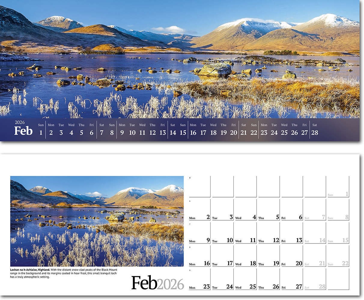 Wild Britain Task Station Desk Calendar