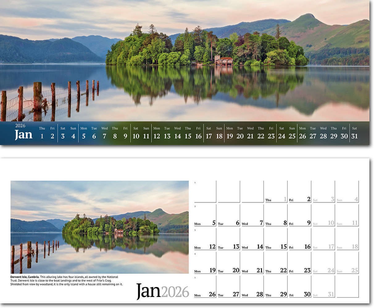 Wild Britain Task Station Desk Calendar