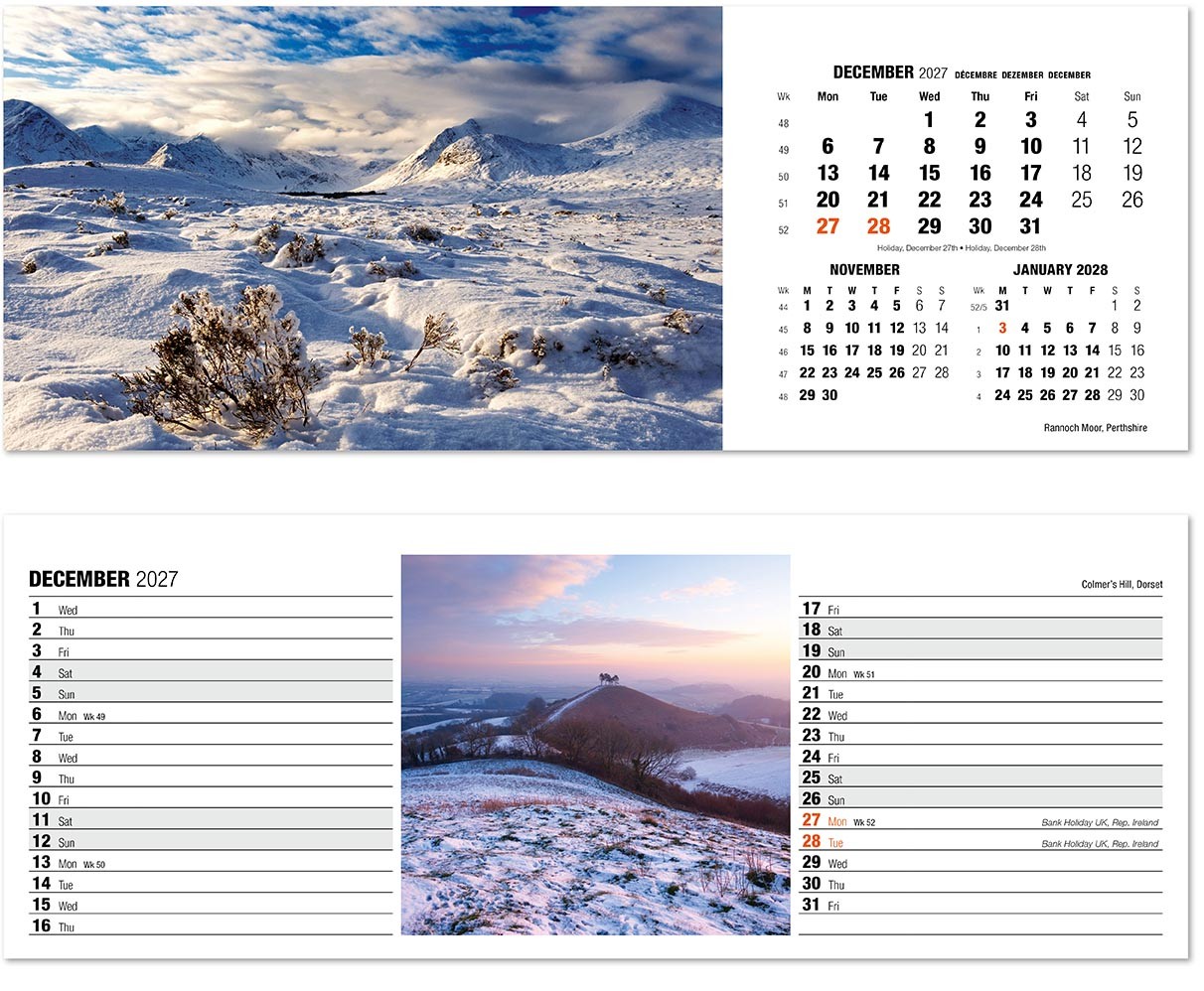 Britain in View Desk Calendar