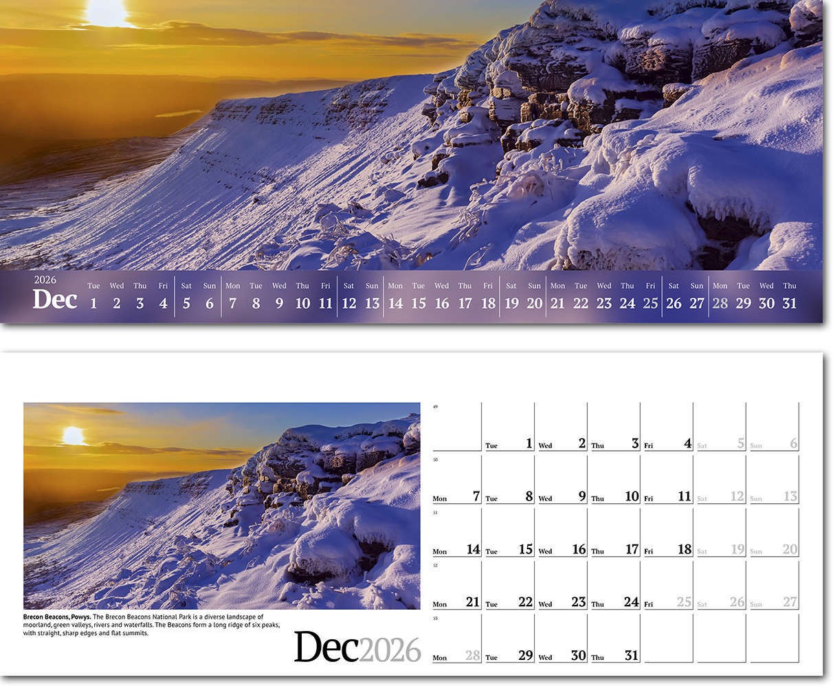 Wild Britain Desk Calendar