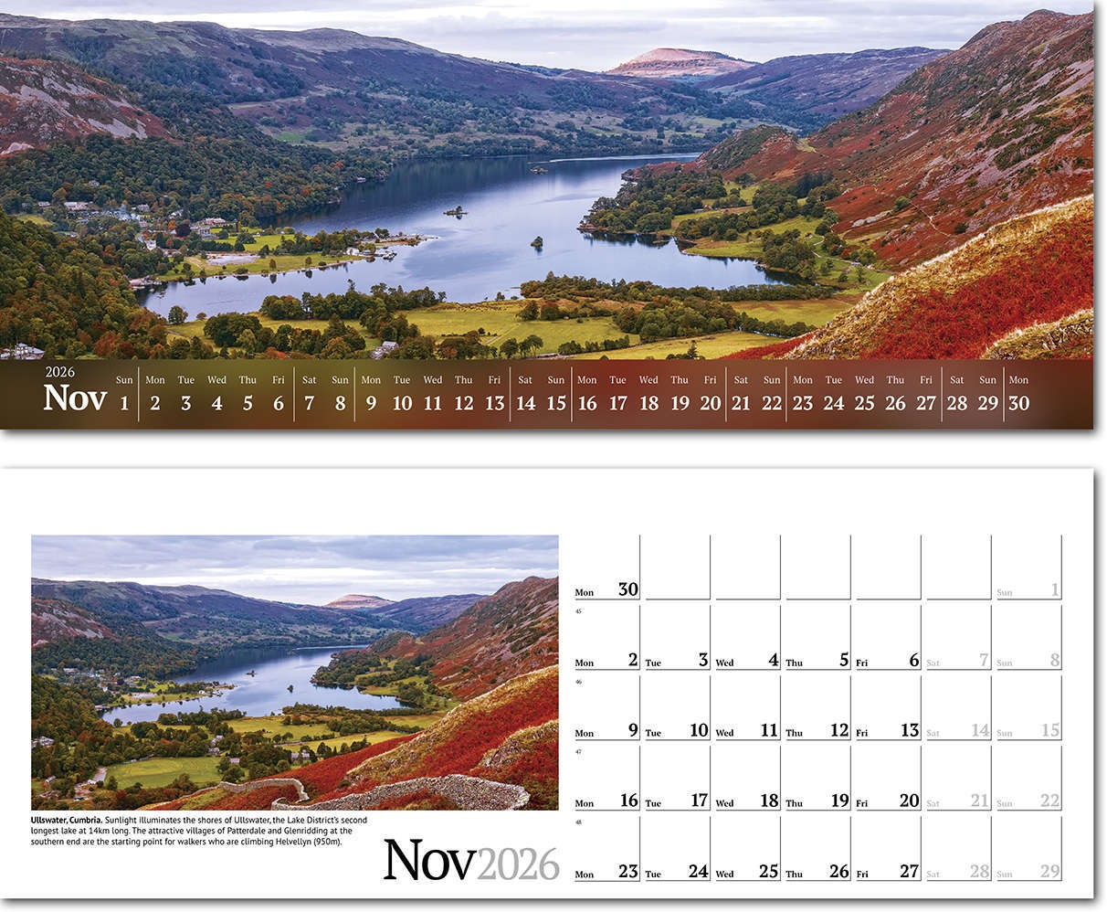 Wild Britain Desk Calendar