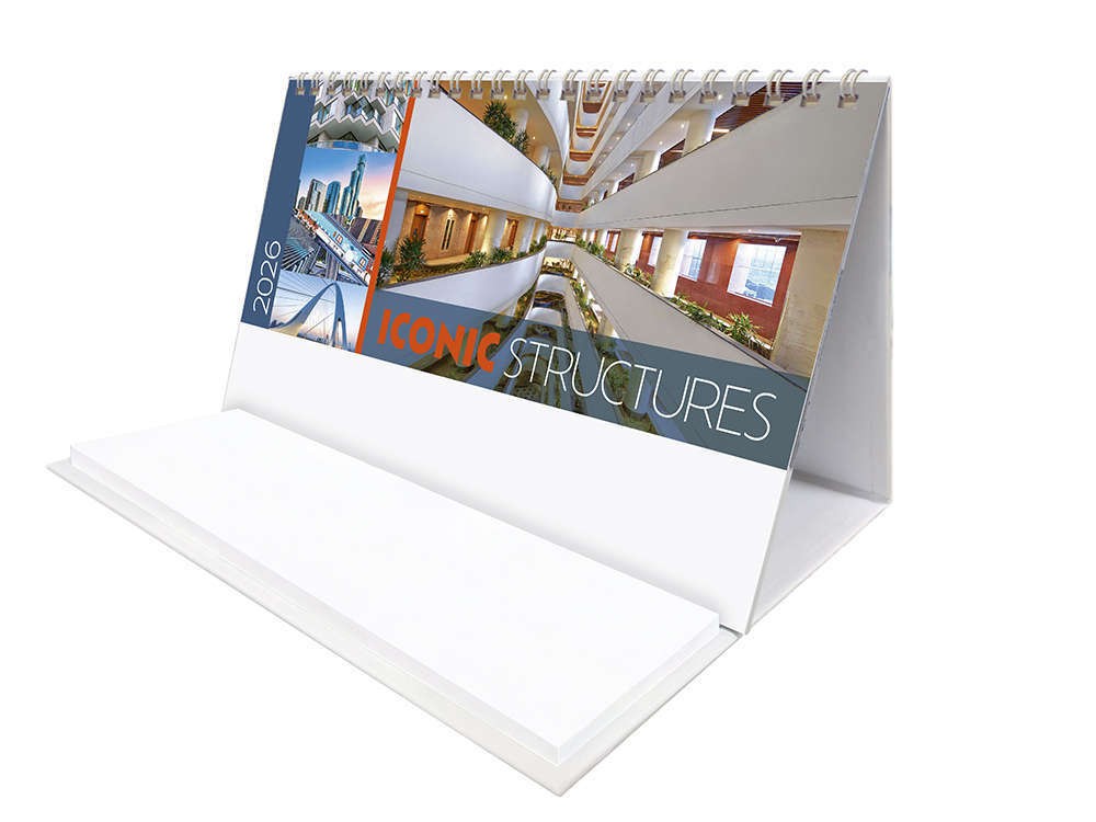 Iconic Structures Task Station Desk Calendar