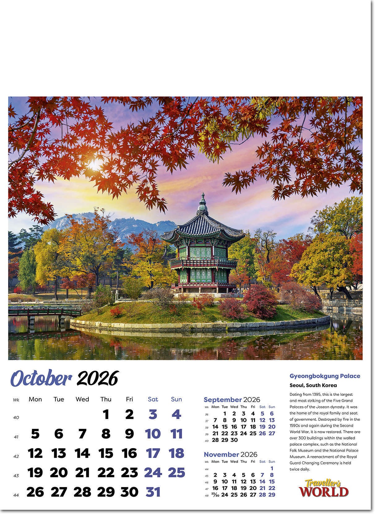 Traveller's World Calendar