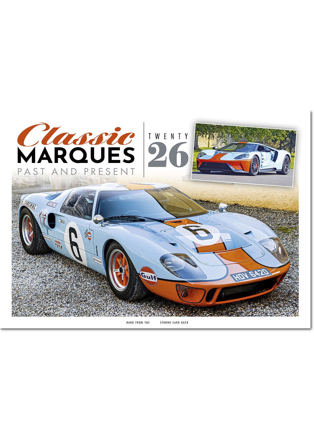 Classic Marques Past and Present Postage Saver Calendar
