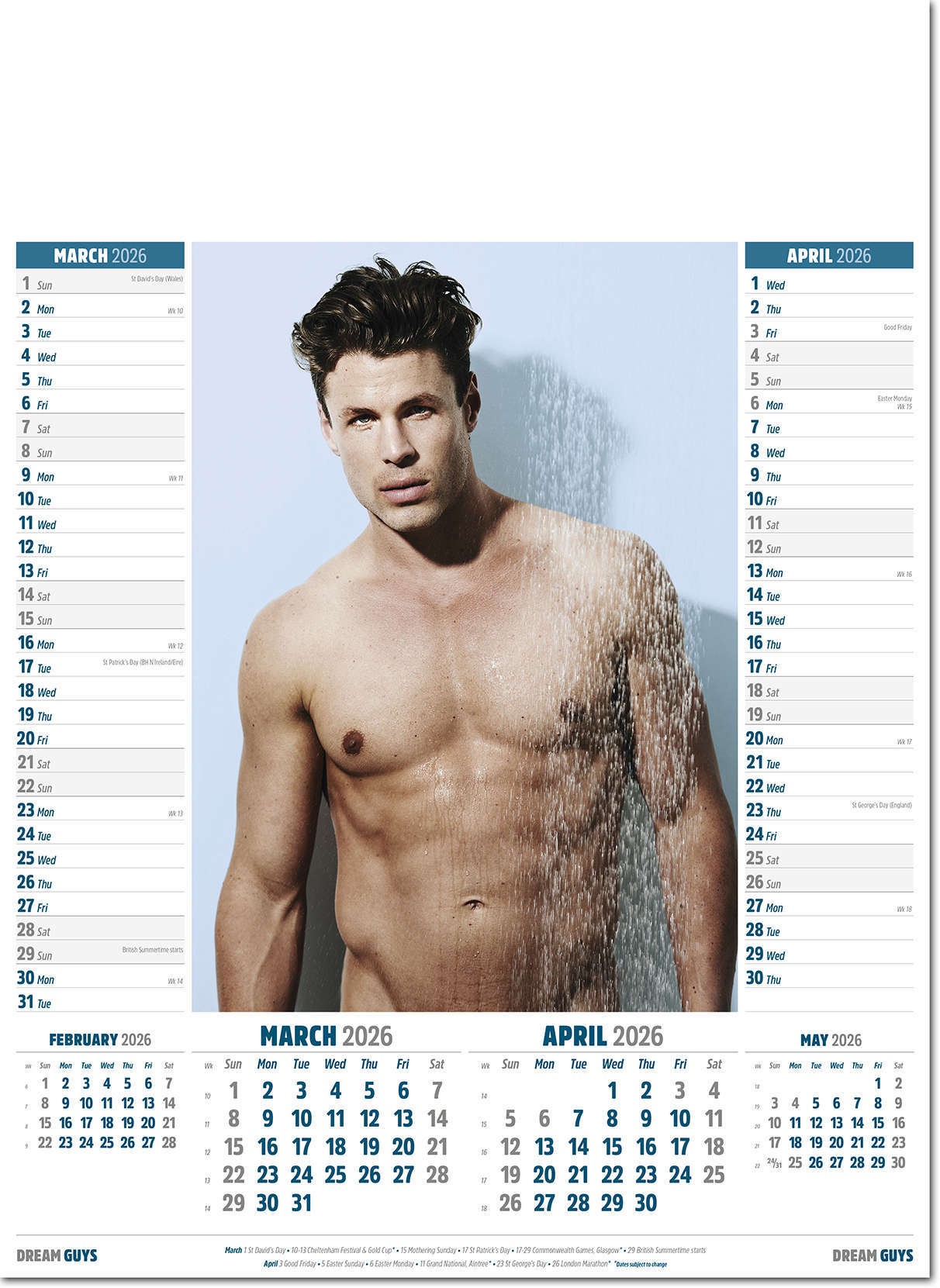 Dream Guys Calendar