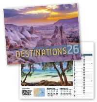 Destinations Wall Calendar