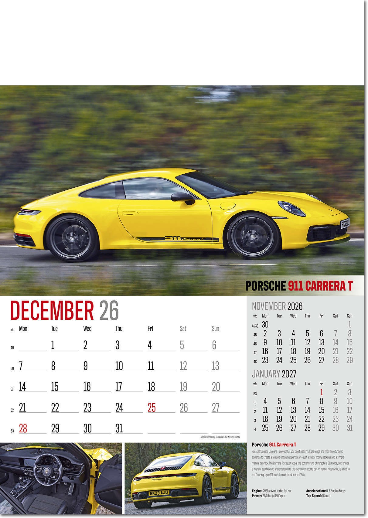 Marques of Distinction Wall Calendar